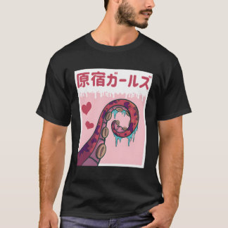 Camiseta Anime Hentai Tentacles Pastel Gothic Lolita Haraju