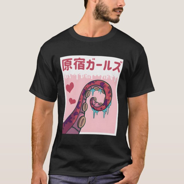 Camiseta Anime Hentai Tentacles Pastel Gothic Lolita Haraju (Anverso)