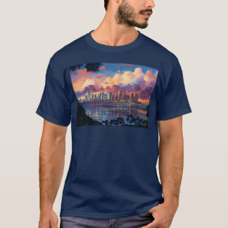 Camiseta Anime Honolulu Un vibrante horizonte inspirado en 