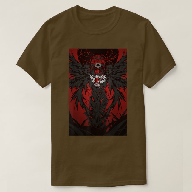 Camiseta Anime Horror Aesthetic Scary Creepy Girl Japanese  (Diseño del anverso)