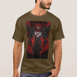 Camiseta Anime Horror Aesthetic Scary Creepy Girl Japanese 