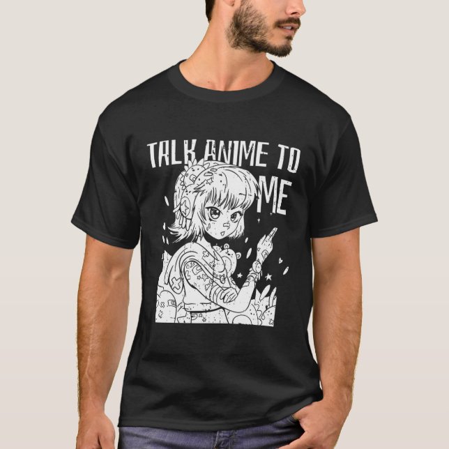 Camiseta Anime Japan Otaku Kawaii Cosplay japonés Ga Anim (Anverso)