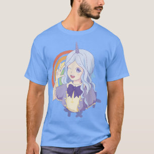Camiseta Anime Japón Chica Fabulosa Belleza Unicornio
