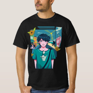 Camiseta Anime japonés