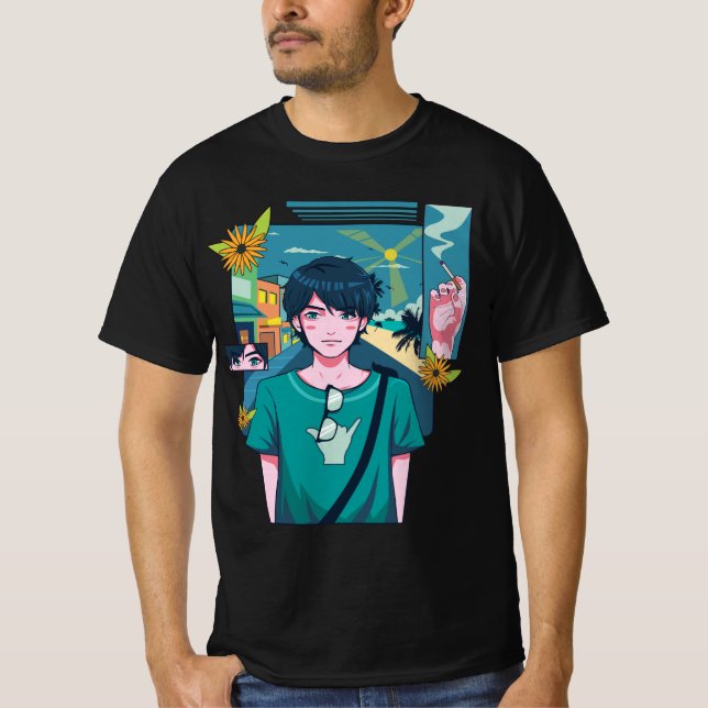 Camiseta Anime japonés (Anverso)