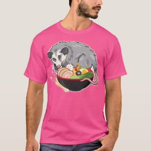 Camiseta Animé Japonés Amante De Fideos Ramen Possum Divert