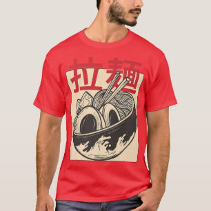 Camiseta Anime japonés Ramen Noodles Otaku estética 397