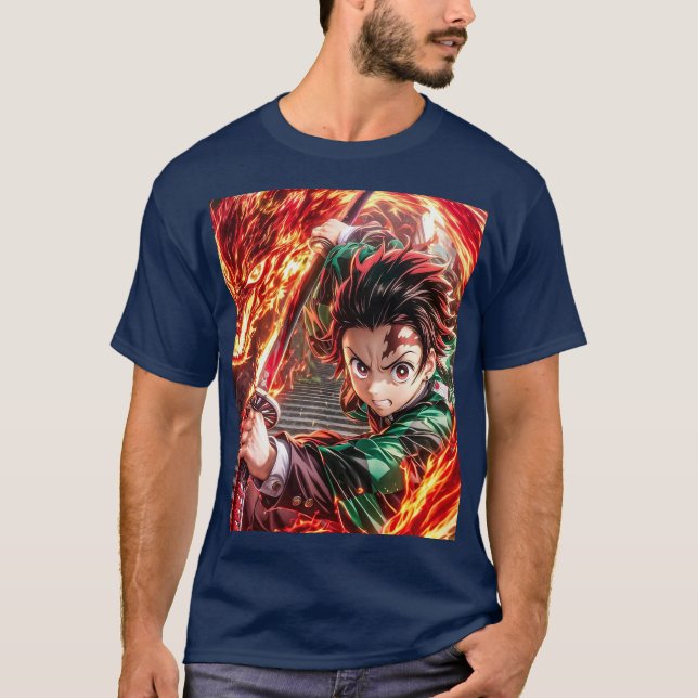 Camiseta Anime jepang tanjiro (Anverso)