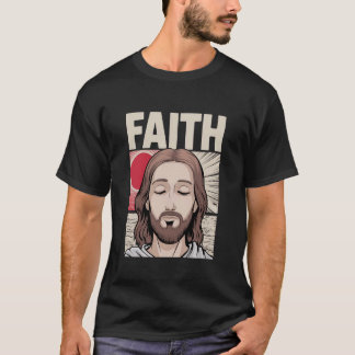 Camiseta Anime Jesus Gift Funny Japanese Christ God Christi