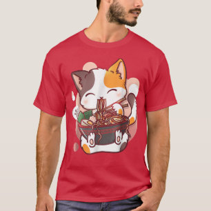 Camiseta Anime Kawaii Neko Japonés
