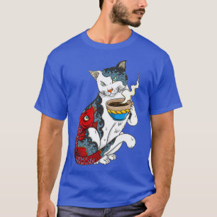 Camiseta Anime Kawaii Neko La Vida Es Mejor Con Los Libros 