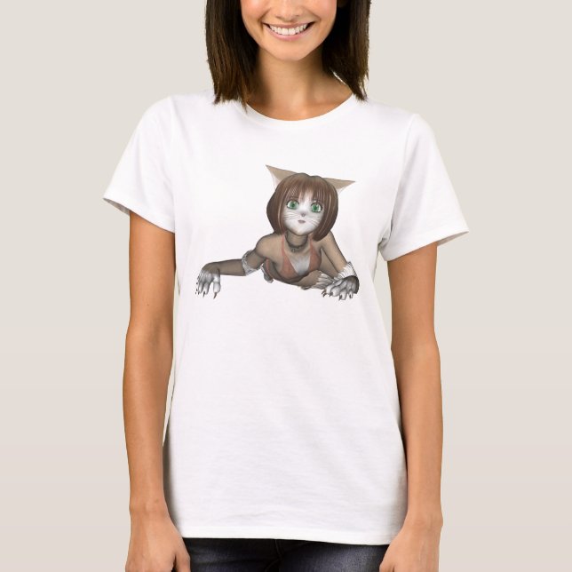 Camiseta Anime Kitten Shirt (Anverso)