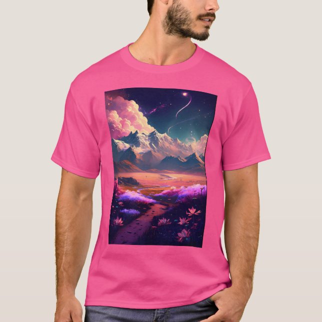 Camiseta Anime Landscape (Anverso)
