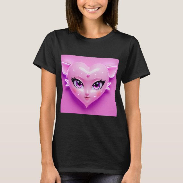 Camiseta Anime Magical Chica Love (Anverso)