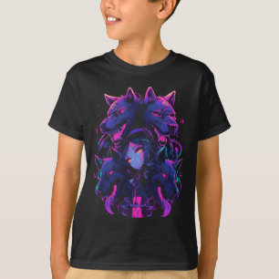 Camiseta Anime Manga Cyberpunk Techwear estético Harajuku