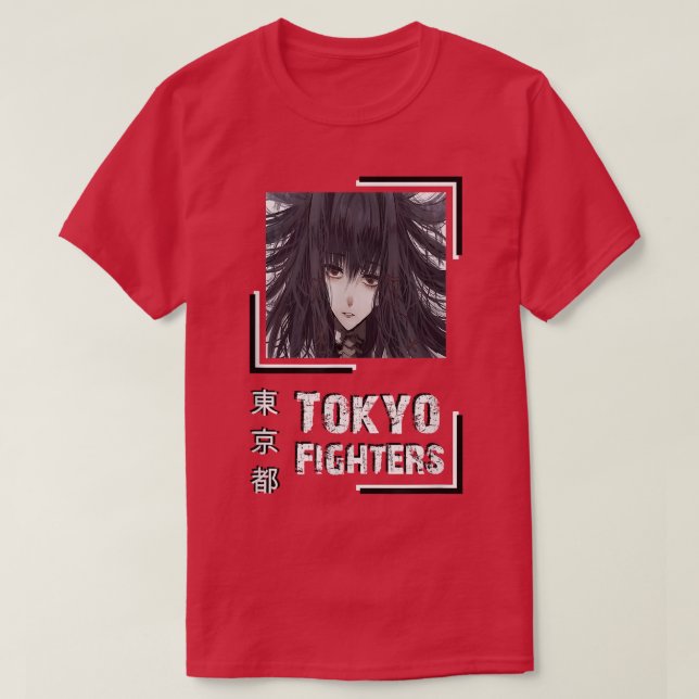 Camiseta Anime Manga Demon Otaku Chica Tokyo  (Diseño del anverso)