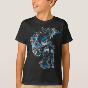 Camiseta Anime Manga Ilustracion gráfico de ojos azules Ani