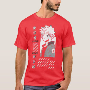 Camiseta Anime Manga Japan Demon Style Otaku Clothing