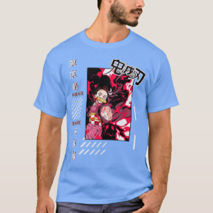 Camiseta Anime Manga Japón estilo Demon Ropa Otaku
