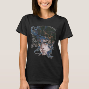 Camiseta Anime Manga Motif Blue eyes Art Anime