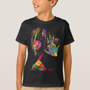 Camiseta Anime Manga Motif Geométrico Artwork Anime