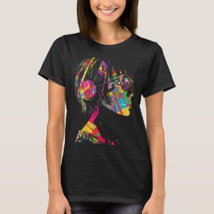 Camiseta Anime Manga Motif Geométrico Artwork Anime