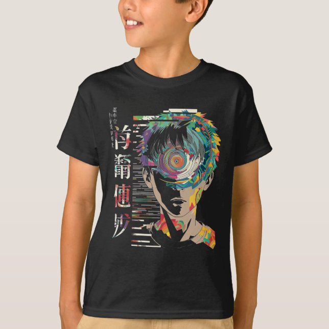 Camiseta Anime Manga Motif Mandala Anime 1 (Anverso)
