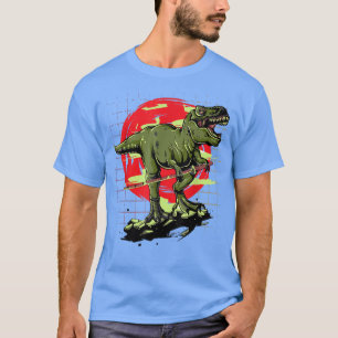 Camiseta Anime Manga Samurai Dino (2)