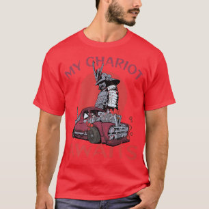 Camiseta Anime - Mi carro espera - Samurais - Coches - Otak