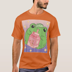 Camiseta Anime Milk Drink Peach Sweet Japan Graphic Harajuk