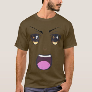 Camiseta Anime mira furiosa cultura japonesa arte japonés
