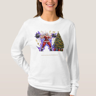 Camiseta Anime Muscle Mamá Navidad - Arte de Gym Gainsmas