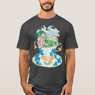 Camiseta Anime Nature Fairy Tea Lover Cute Kawaii Fish Fant