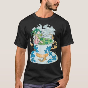 Camiseta Anime Nature Fairy TeaLover Cute Kawaii Fanta de p