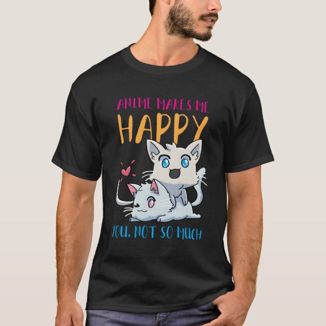 Camiseta Anime Neko Cat (Anverso)