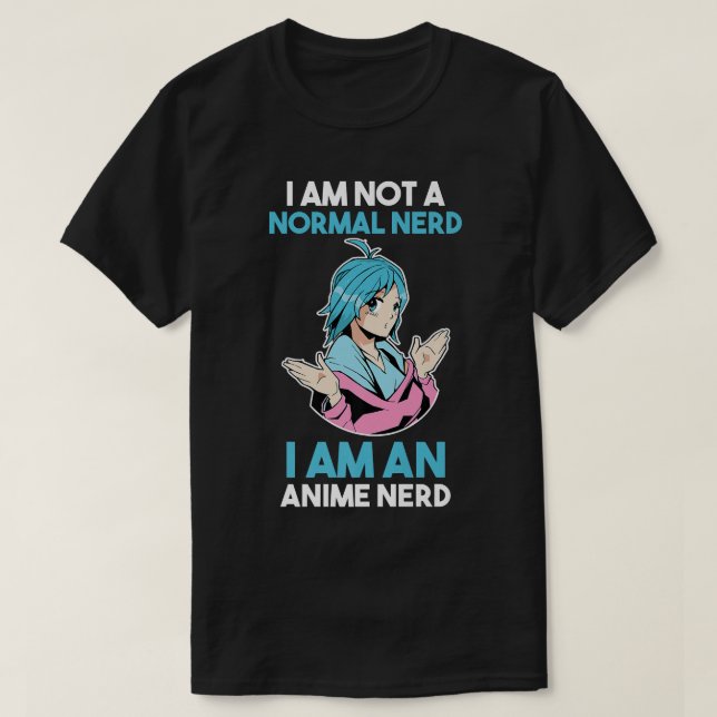 Camiseta Anime Nerd Premium  (Diseño del anverso)