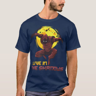 Camiseta Anime Ninjas Vivo En La Sombra Del Hombre Samurais