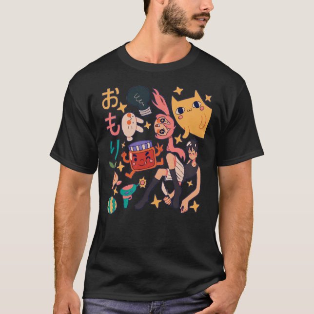 Camiseta Anime Omori, Héroe De Sunny Basil Kel Aubrey Mari, (Anverso)