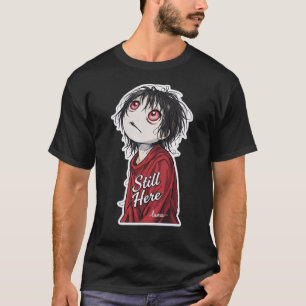 Camiseta Anime oscuro "Still Here" Estética Ilustración gót