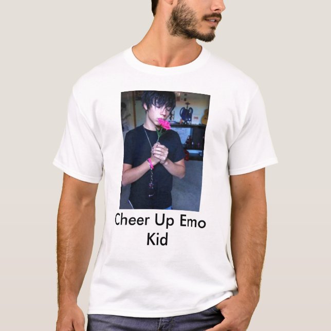 Camiseta Anime para arriba al niño de Emo (Anverso)