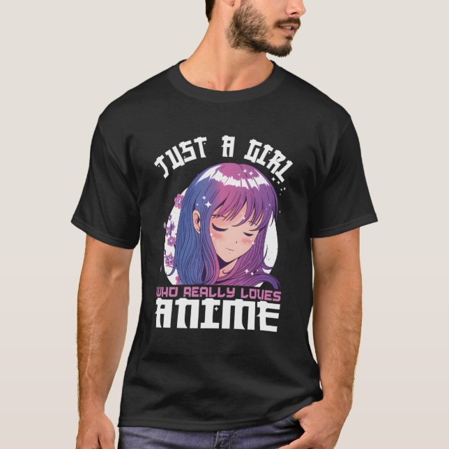 Camiseta Anime Para Un Que Ama A Anime (Anverso)