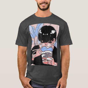 Camiseta Anime Pastel Kawaii Egirl Vaporwave Aesthetic Japa