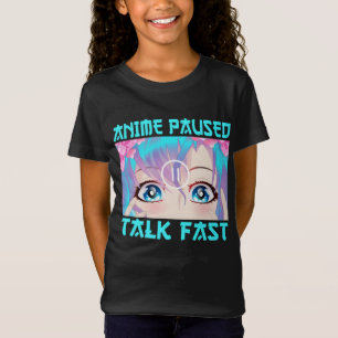 Camiseta Anime Paused Talk