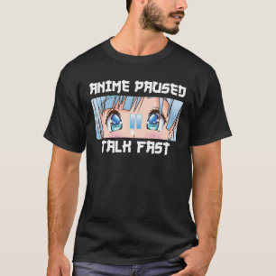 Camiseta Anime Paused Talk Descarga A Los Chicas De Arte An