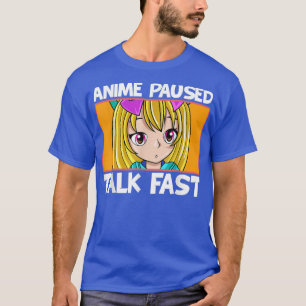 Camiseta Anime Pausó Conversaciones Con Chicas De Adolescen
