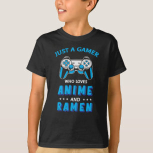 Camiseta Anime perfecto, videojuegos y ramen