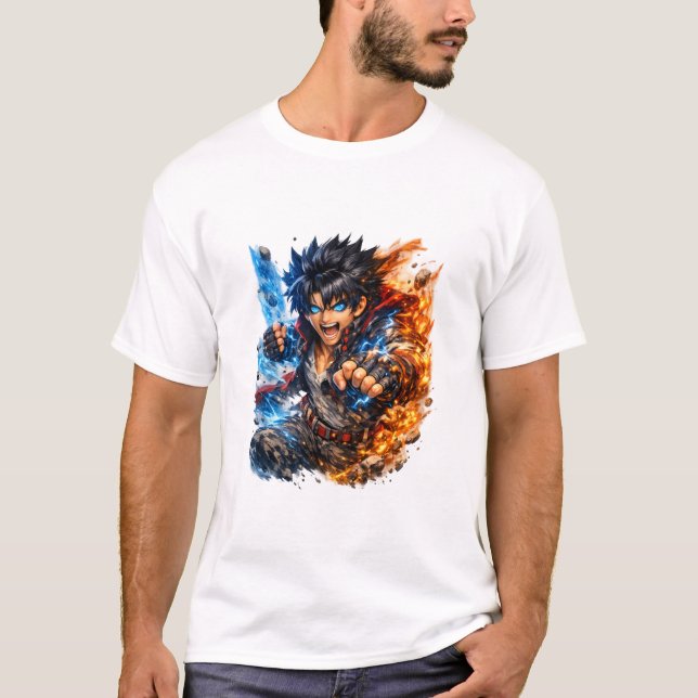 Camiseta Anime Power Surge (Anverso)