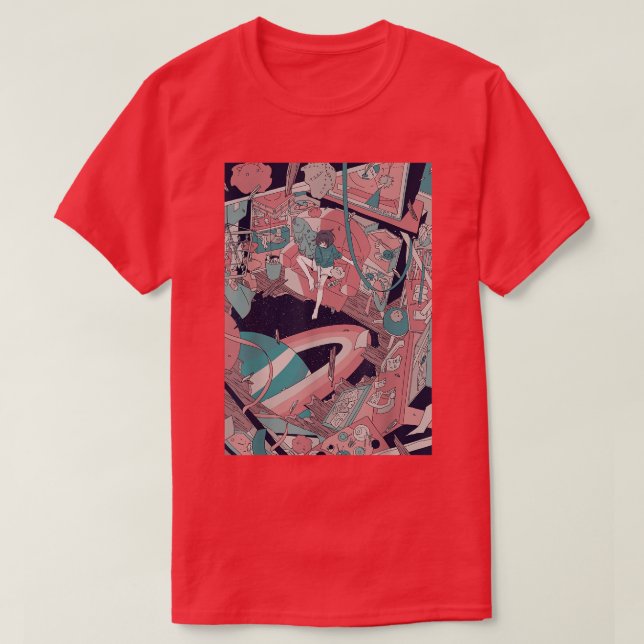 Camiseta Anime Retro 90s Lofi Girl Aesthetic Japanese Otaku (Diseño del anverso)