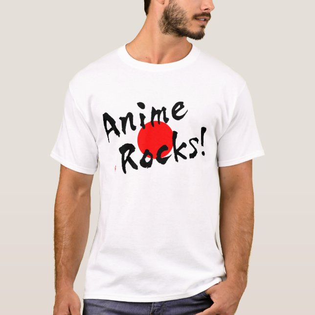 Camiseta ¡Anime Rocks! (Anverso)