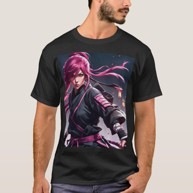 Camiseta Anime Samurai (Anverso)